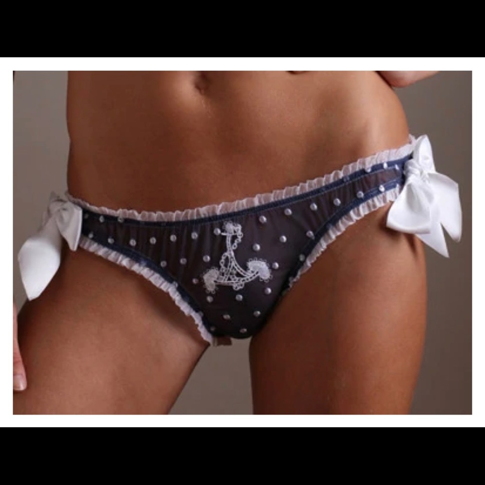 Carol Malony Panties / Knickers (Girl In Every Port) - Sexy sheer mesh silk